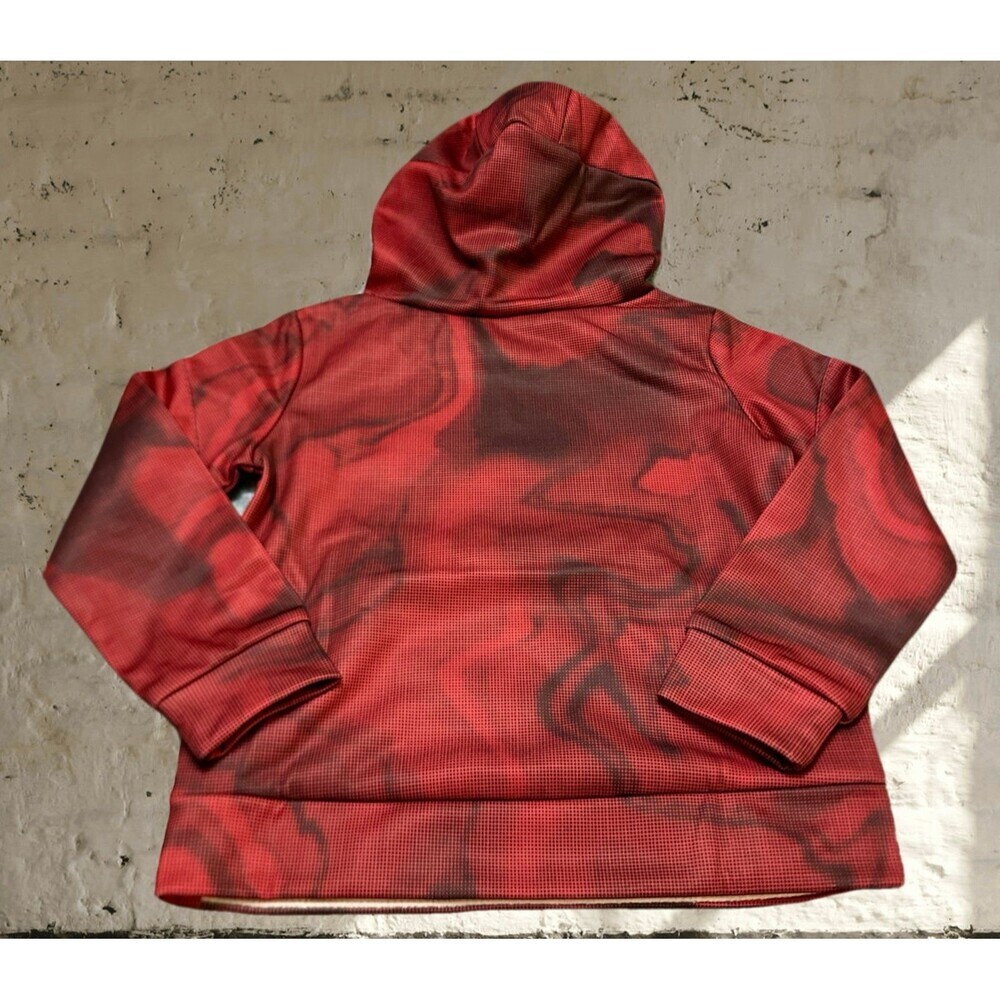 Nike Red and Black Dri-FIT Pullover Hoodie for Kids 2T - Picture 2 of 8